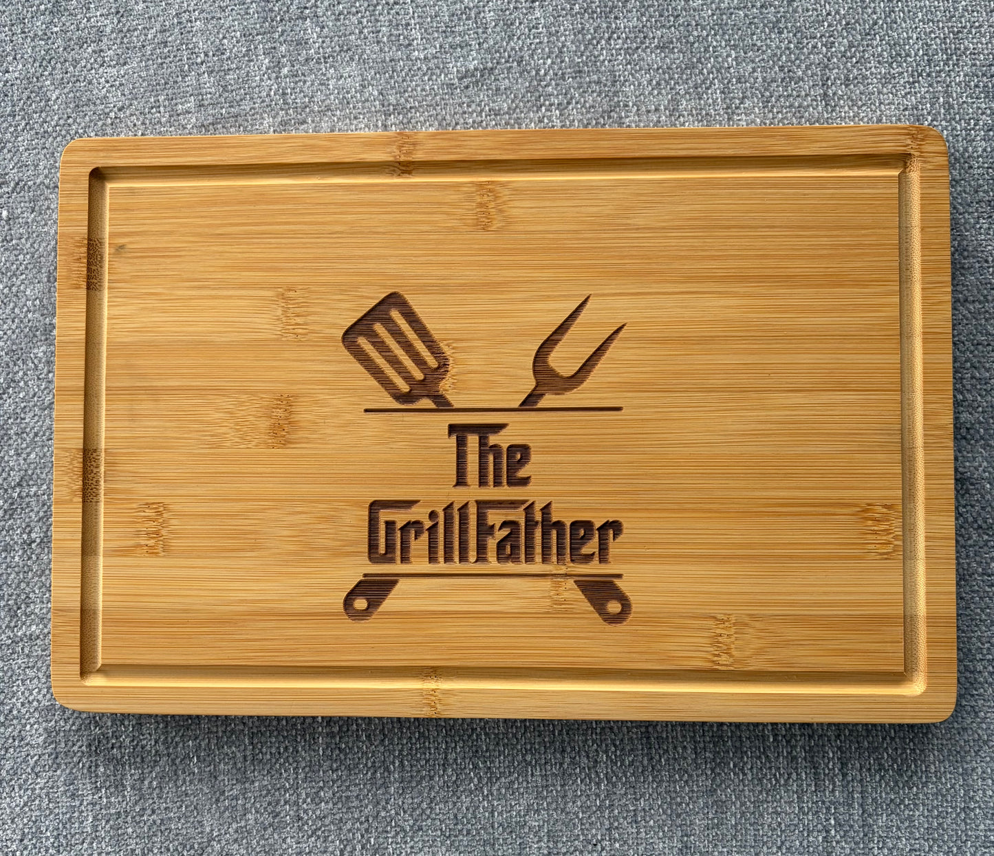 Laser Engraved Bamboo Cutting Board