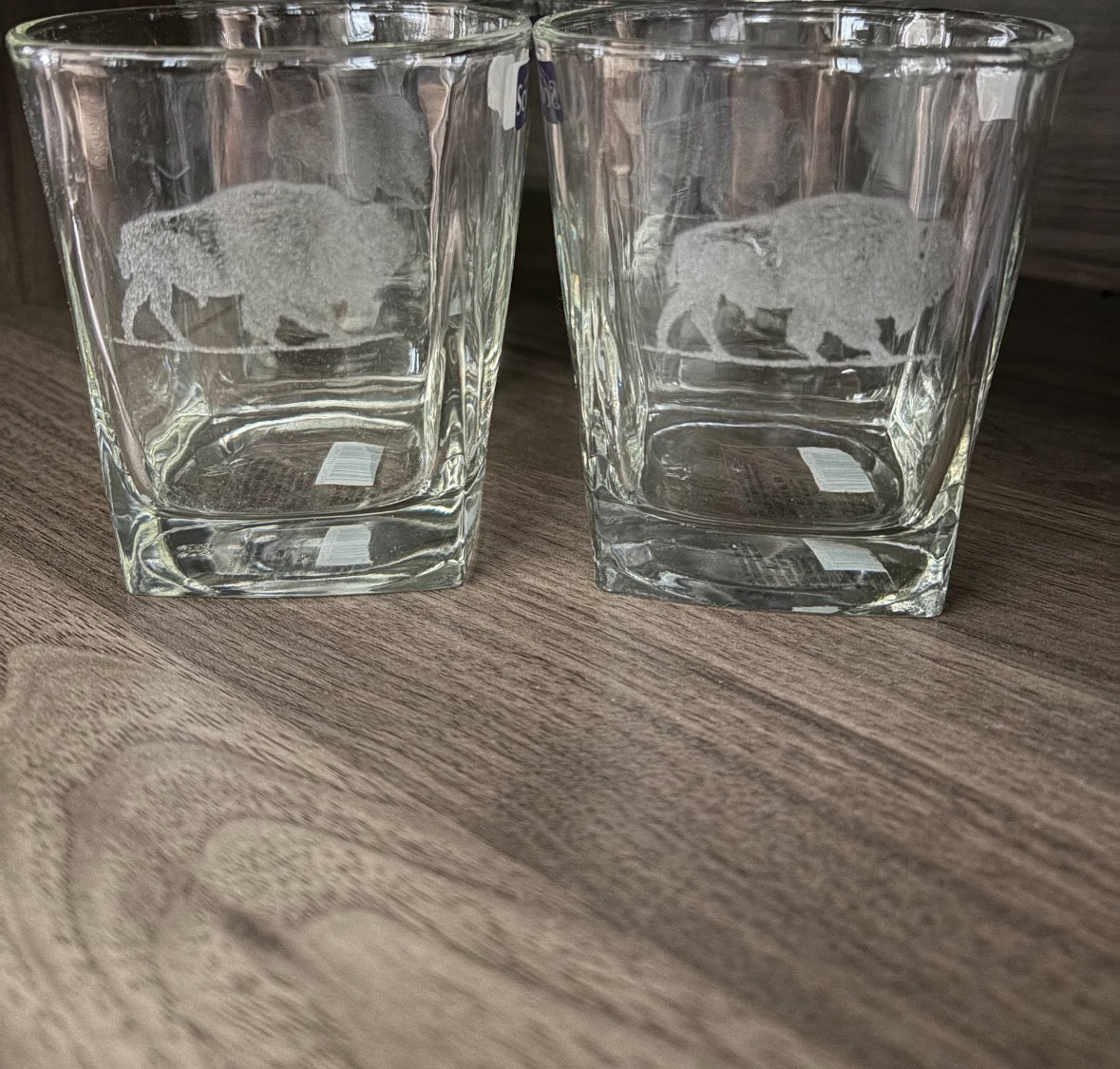Laser Engraved Whiskey Rocks Glasses