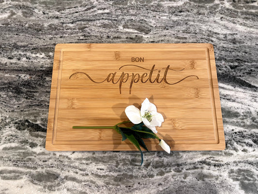 Bon Appetit Bamboo Cutting Board