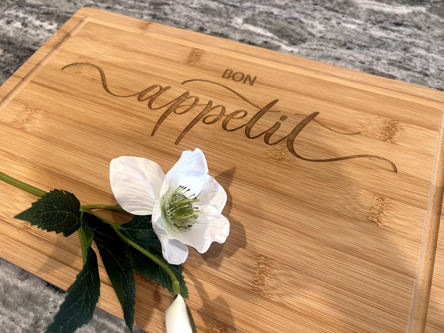 Bon Appetit Bamboo Cutting Board