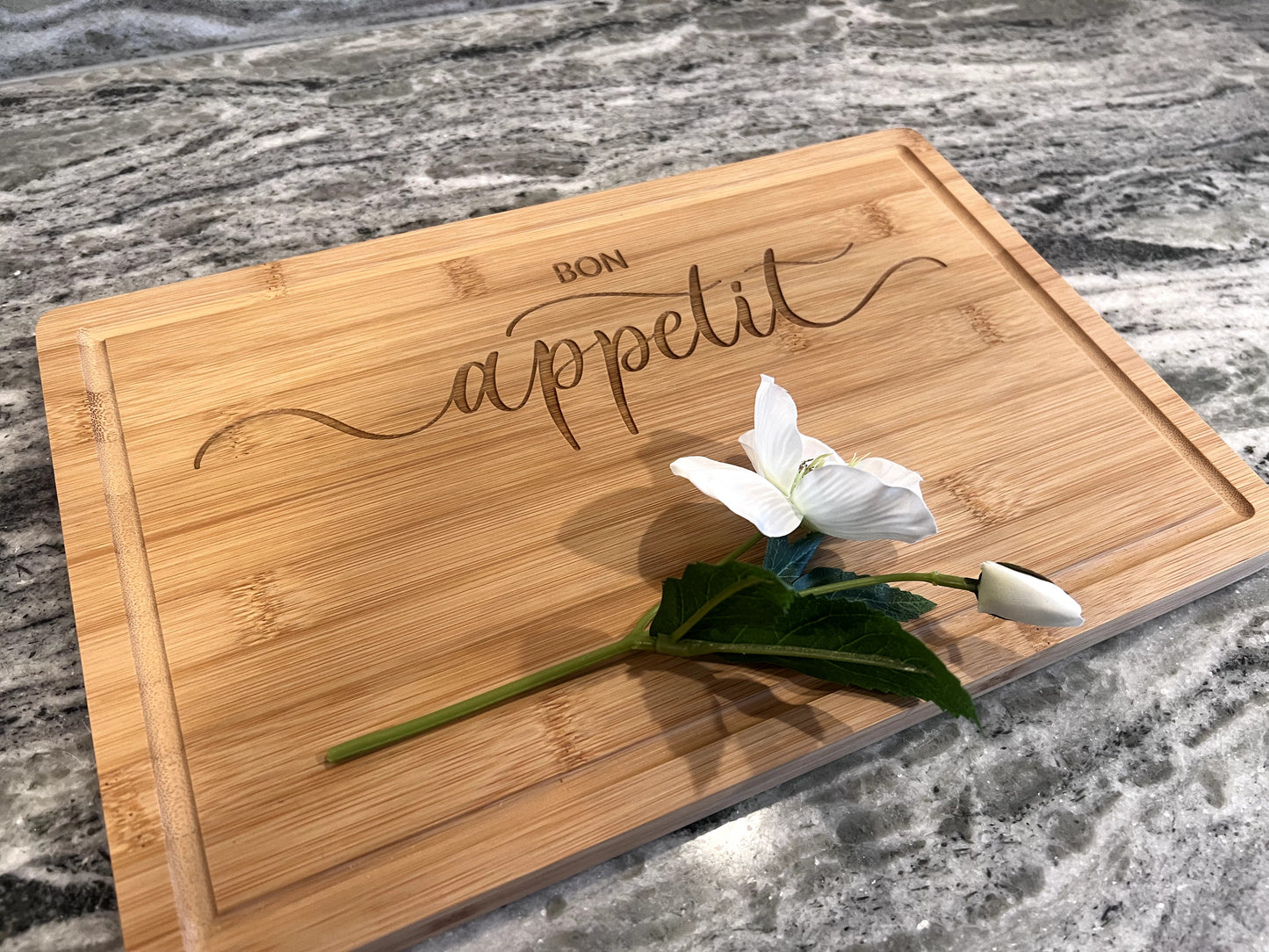 Bon Appetit Bamboo Cutting Board