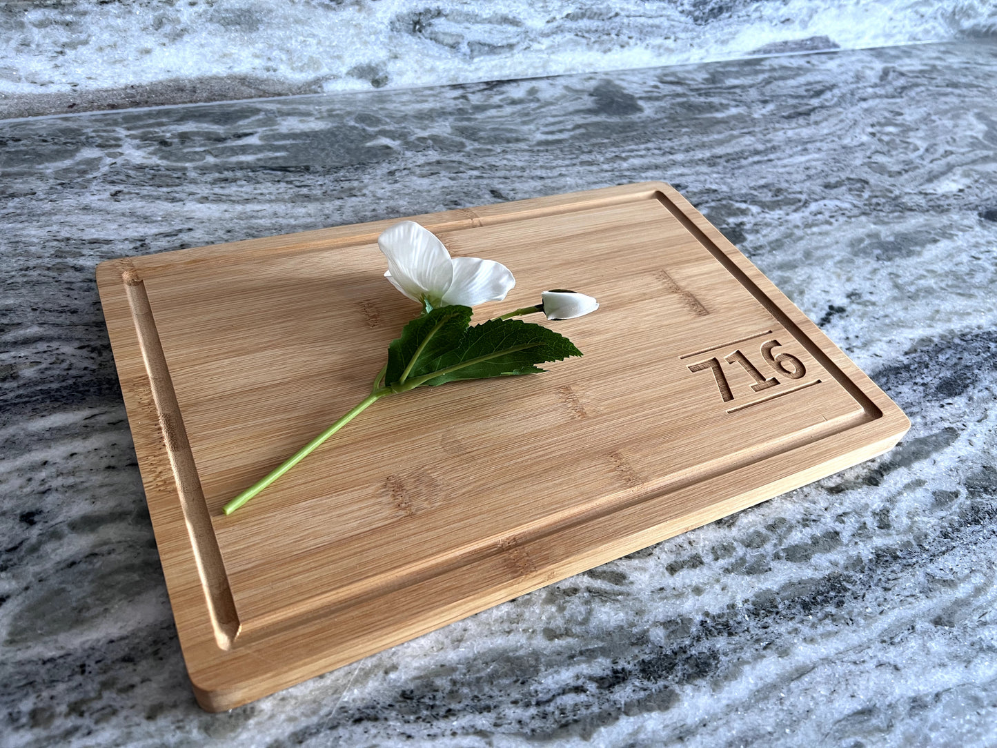 Beautiful Custom Engraved Bamboo 716 Cutting Board!